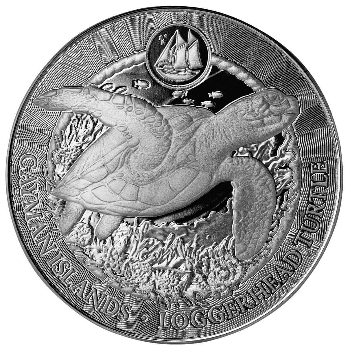 2025 Cayman Islands | Loggerhead Turtle 1 Troy oz 9999 Fine Silver Coin  Alpha Strike | Scottsdale Mint