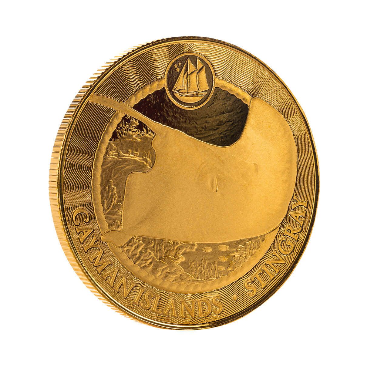 2025 Cayman Islands | Stingray 1 Troy oz 9999 Fine Gold Coin