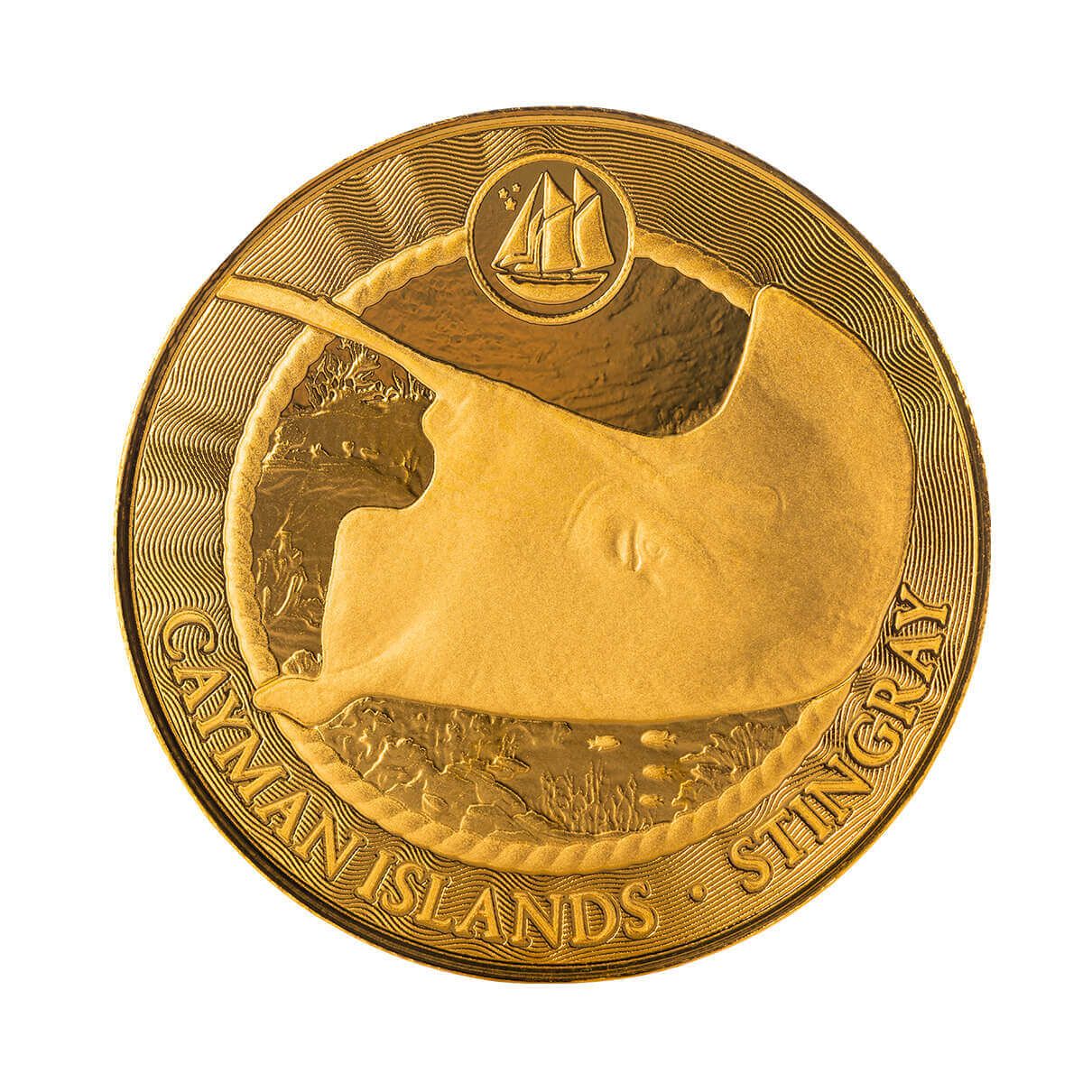 2025 Cayman Islands | Stingray 1 Troy oz 9999 Fine Gold Coin