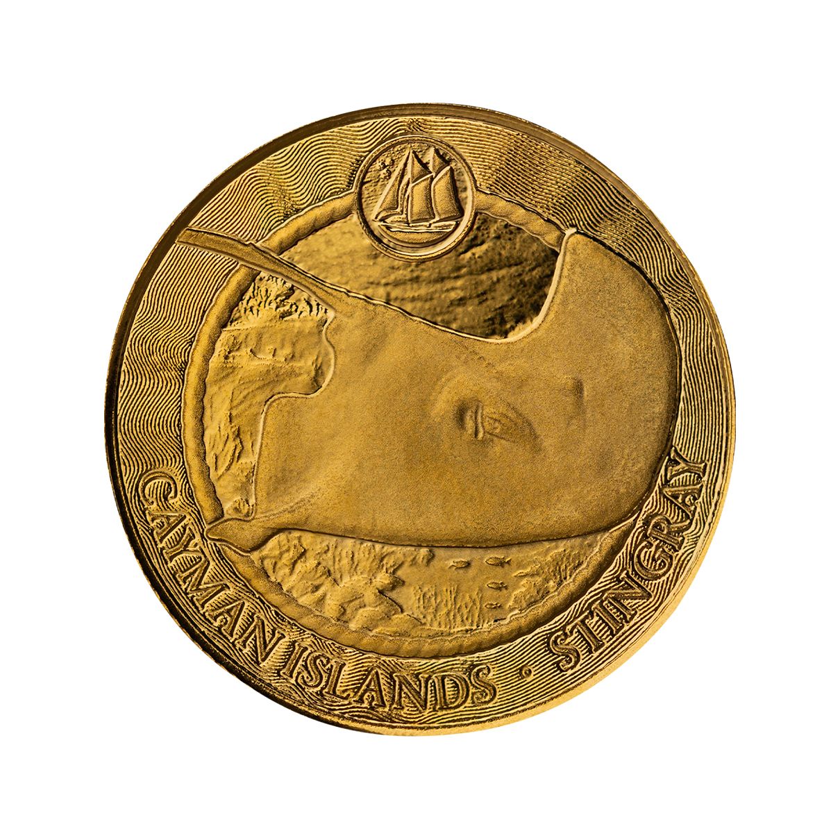 錦鯉　金貨　2012New Zealand 2025 Cayman Islands | Stingray 1/10th Troy oz 9999 Fine Gold