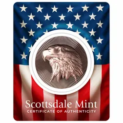 2025 Scottsdale Mint Eagle Stacker 1 Advp Ounce 999 Fine Copper Proof Like Round 10
