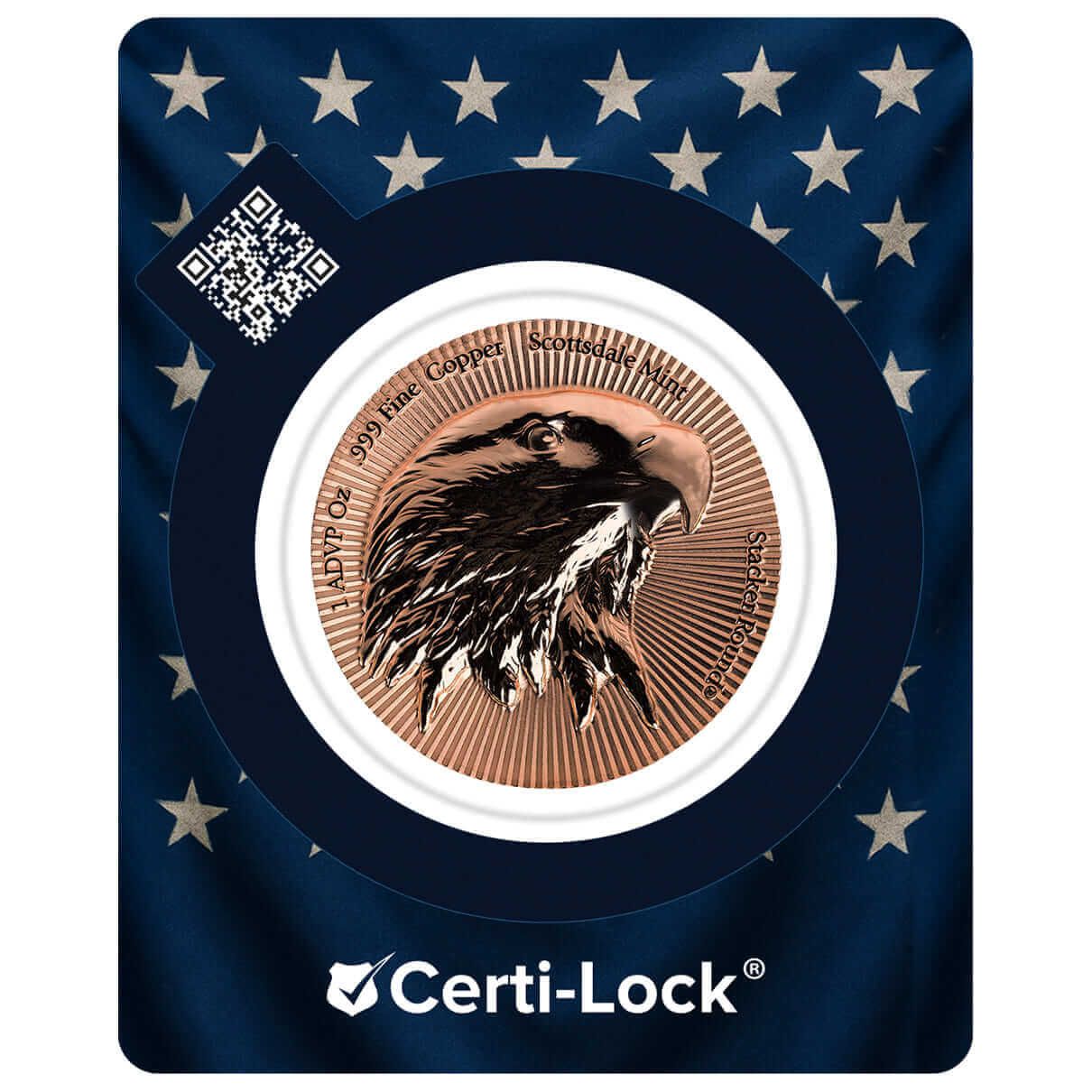 Scottsdale Eagle Stacker® 1 oz Copper Round | Scottsdale Mint