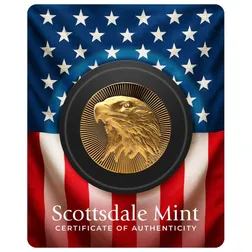 2025 Scottsdale Mint Eagle Stacker 1oz 9999 Gold Front 1