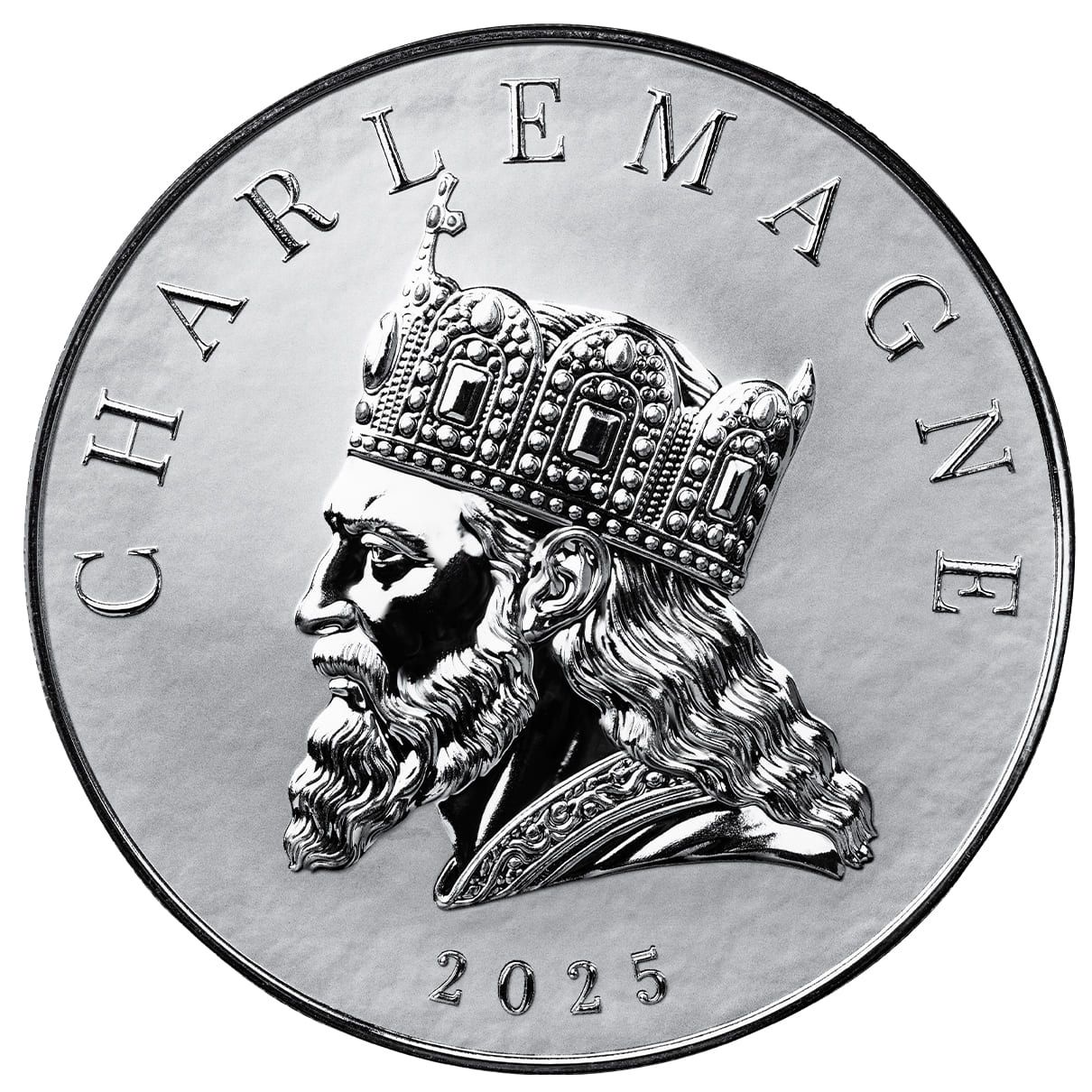 2025 Samoa Commander Series Charlemagne 5 oz Silver Proof Like