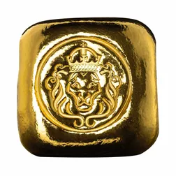Scottsdale Mint 1 Troy Oz 9999 Gold Lion Cast Bar 04 1