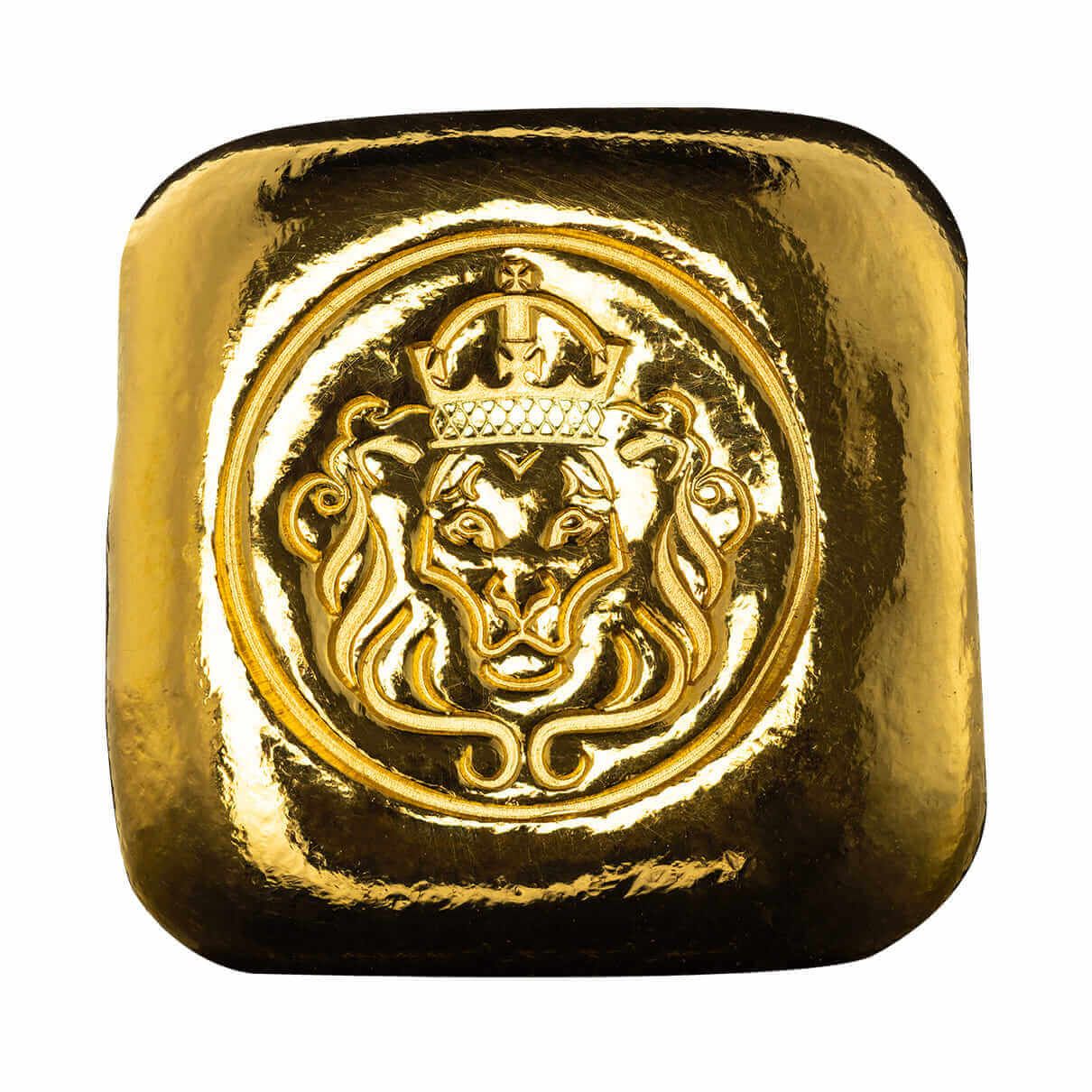 Scottsdale Gold Lion 1 oz Gold Cast Bar