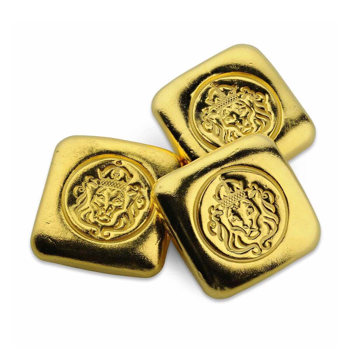 Buy Scottsdale Gold Lion 1 oz .9999 Gold Cast Bar fine silver