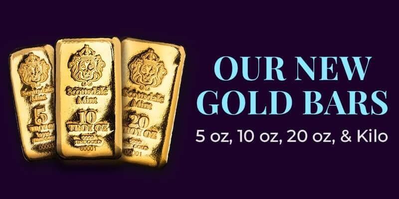 Scottsdale Mint Launches New .9999 Fine Gold Cast Bars (5 oz, 10