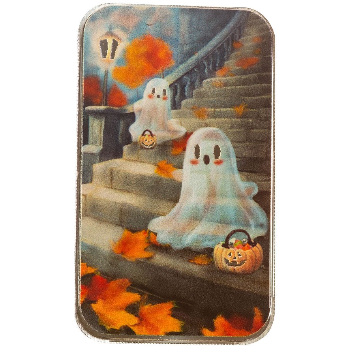 2024 Social Treats 1 oz Silver Halloween Color Bar