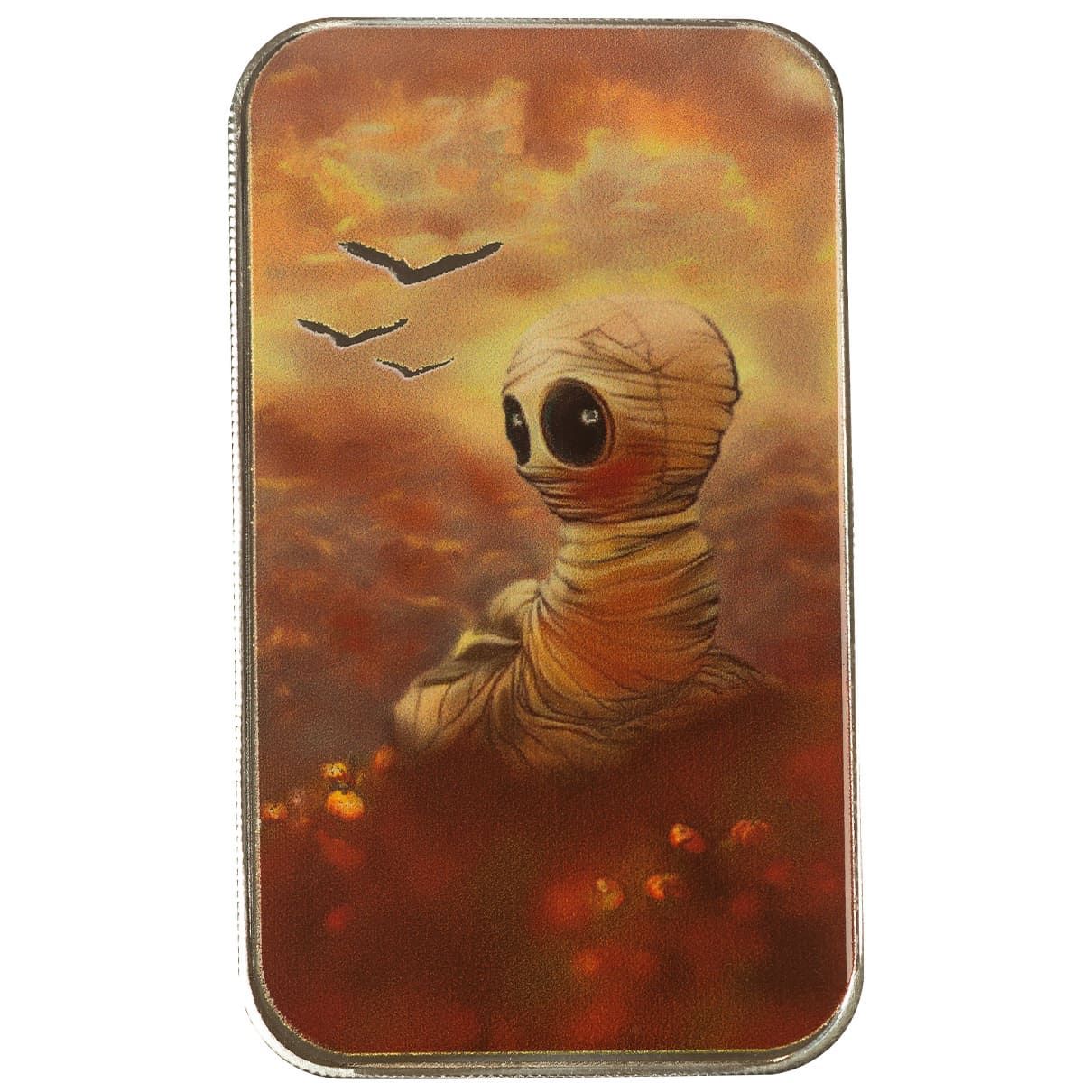 2024 “When is Halloween?” 1 oz Silver Halloween Color Bar