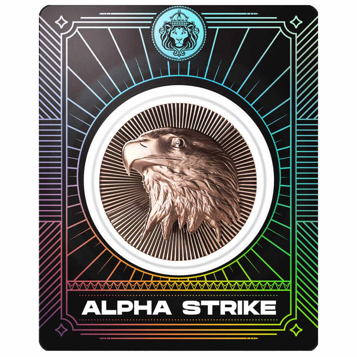 Scottsdale Eagle Stacker® 1 oz Copper Round Alpha Strike™