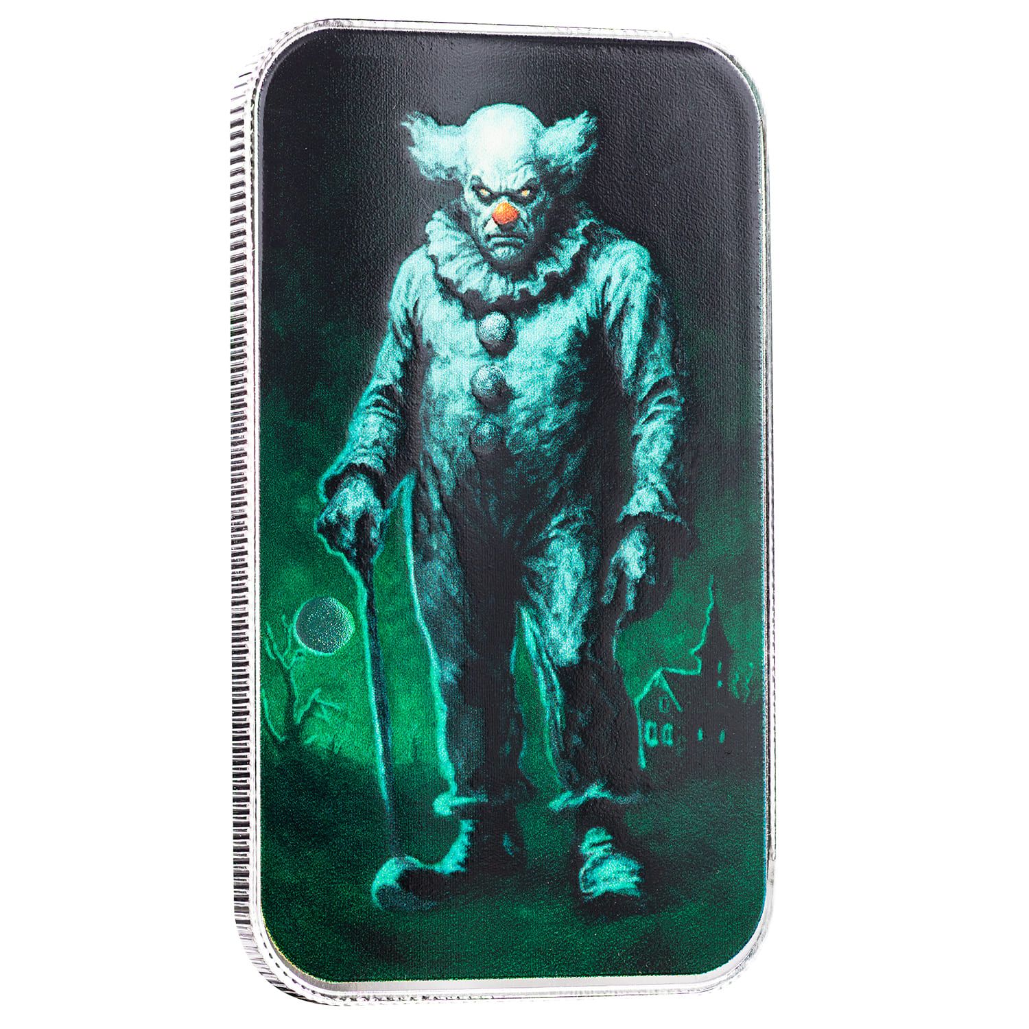 2025 Halloween Horrors | Carnival Clown 1 oz 999 Fine Silver