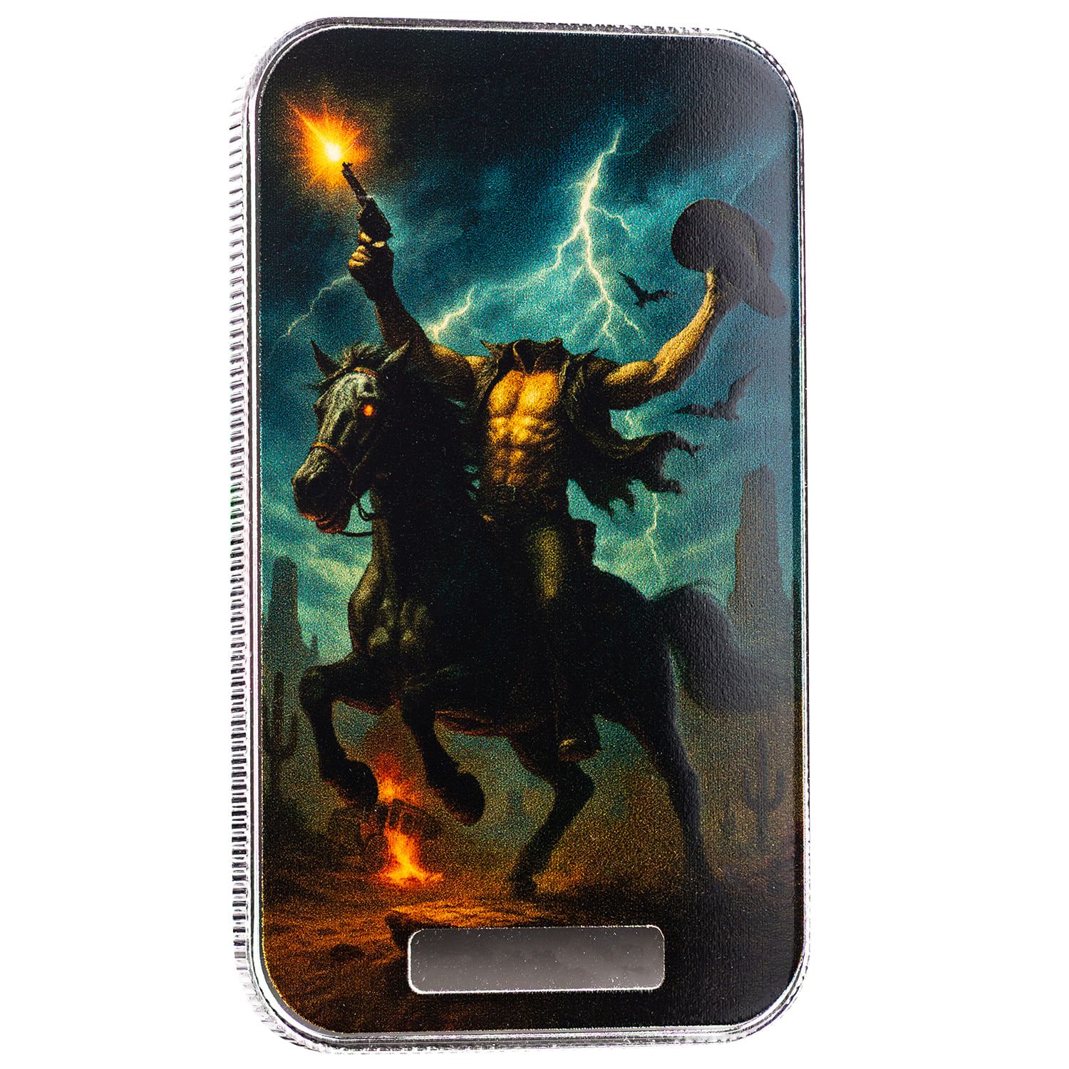 2025 Halloween Horrors | Headless Cowboy 1 oz 999 Fine Silver