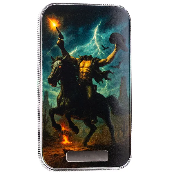 2025 Scottsdale Mint Halloween 1 Troy Ounce 999 Fine Silver Color Bar 09 1