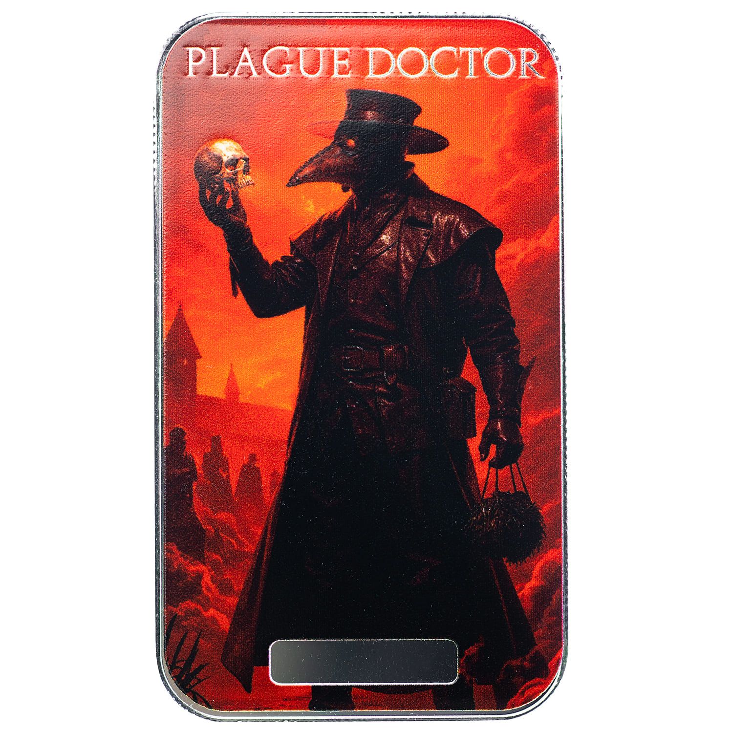 2025 Monster Collection | Plague Doctor 1 oz 999 Fine Silver Colorized Bar