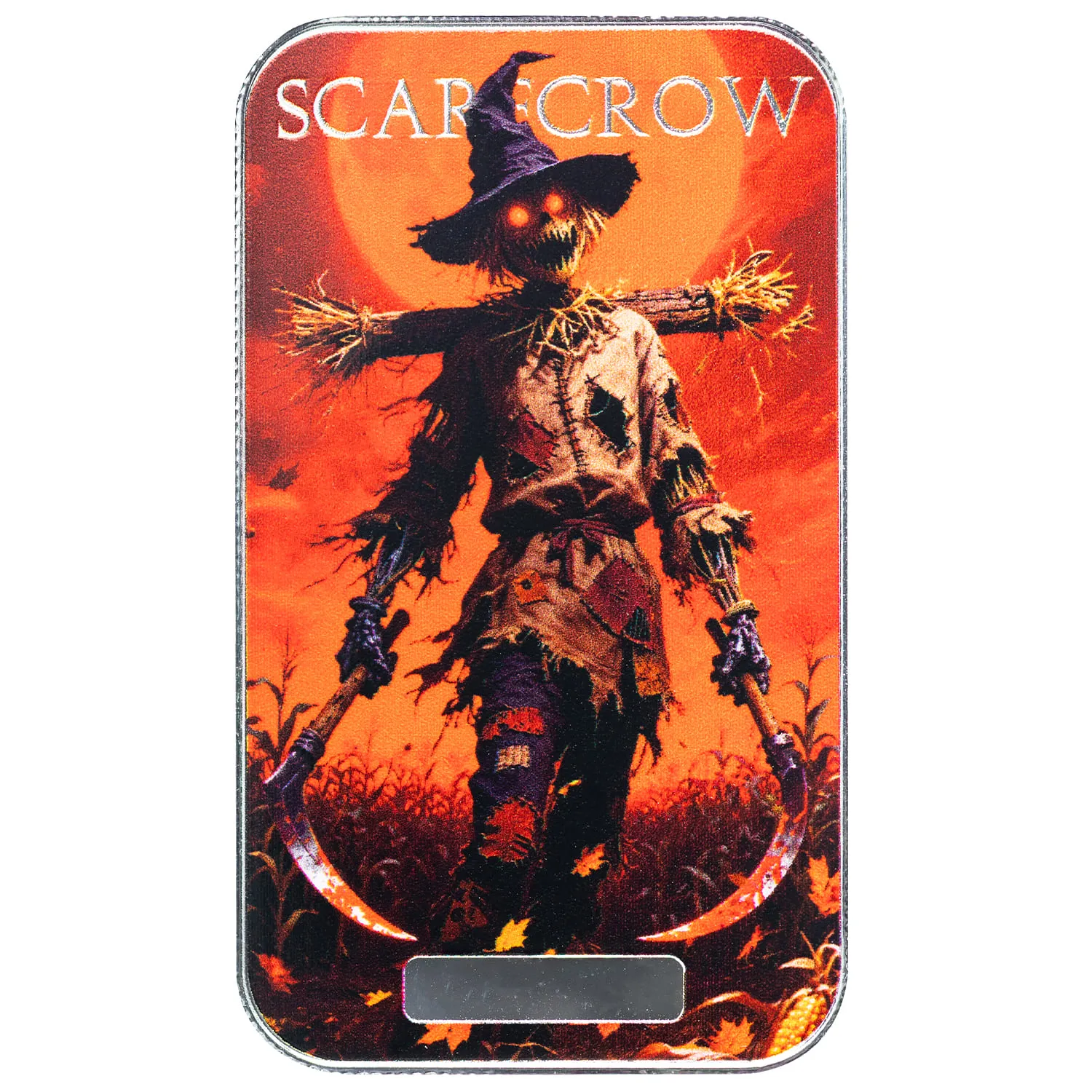 2025 Monster Collection | Scarecrow 1 oz 999 Fine Silver Colorized Bar