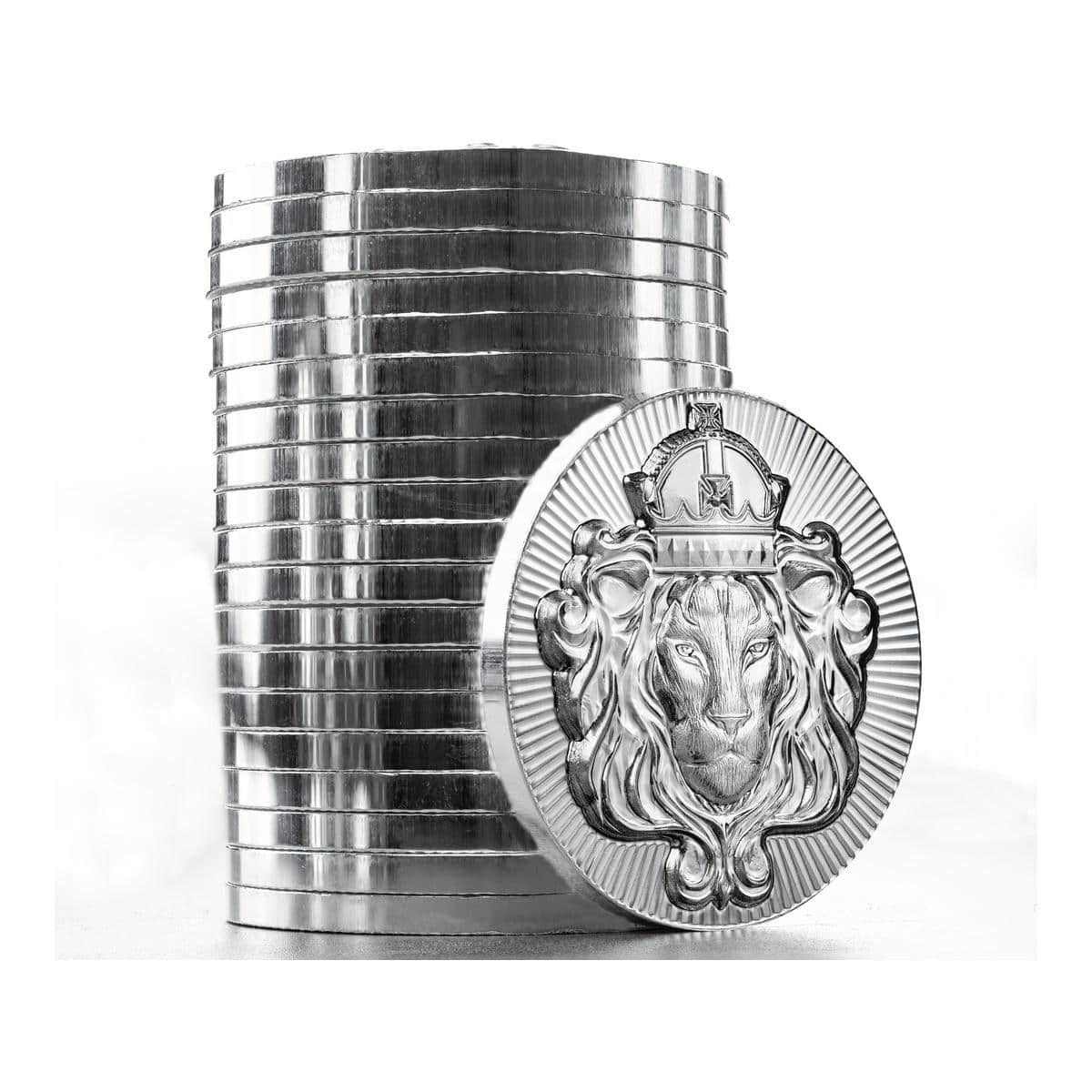 純銀　スコッツデール  ライオン　スタッカー Scottsdale Stacker® 1 oz Silver Round | Scottsdale Mint