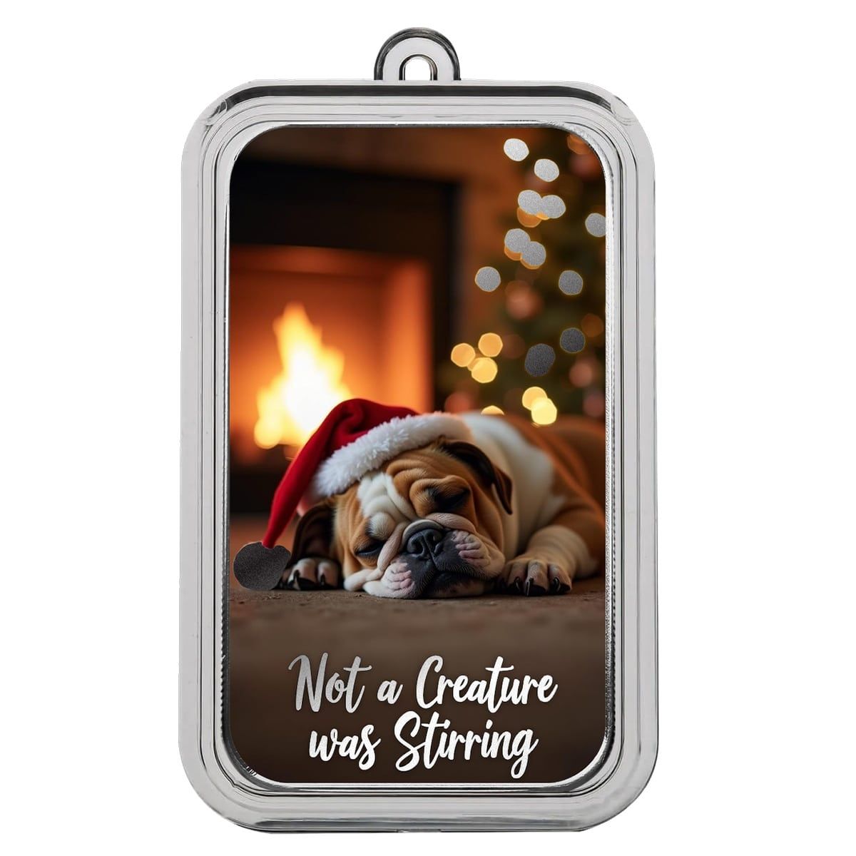 Dreaming of Christmas 1 oz Silver Color Bar