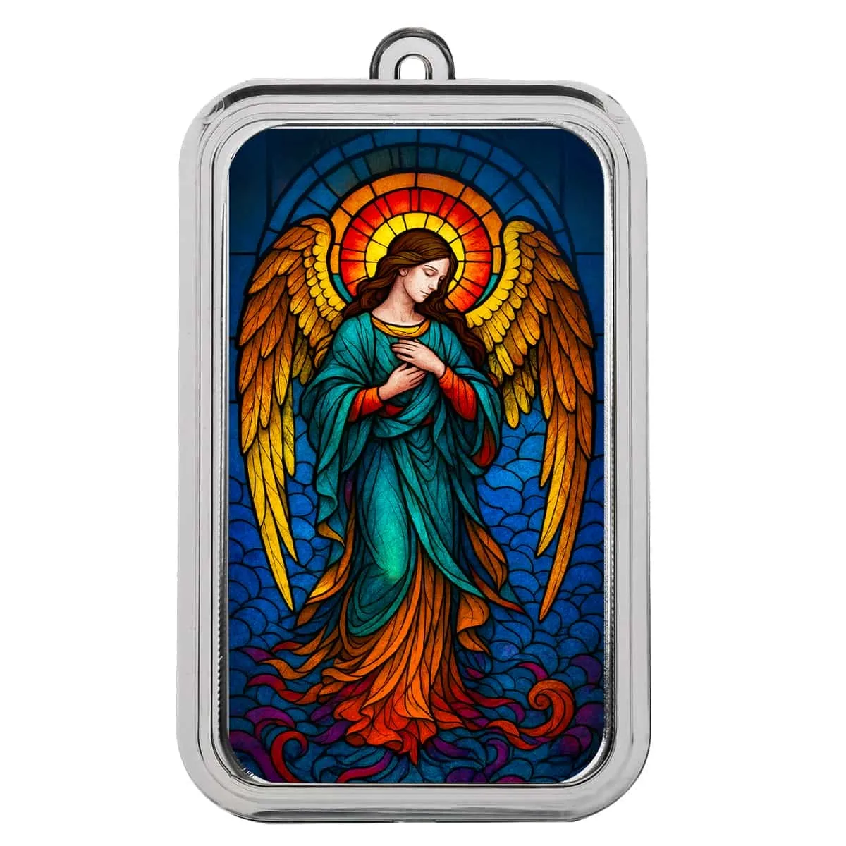 Angel of Light 1 oz Silver Colorized Bar