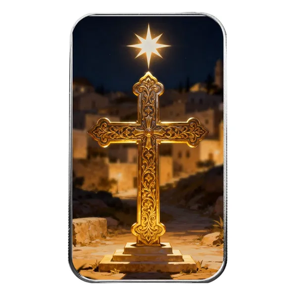 2025 Christmas Color Bullion Bar Cross 2 Web