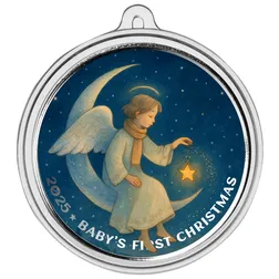 2025 Christmas Color Bullion Round Baby First Christmas Ornamental Capsule 2 Web