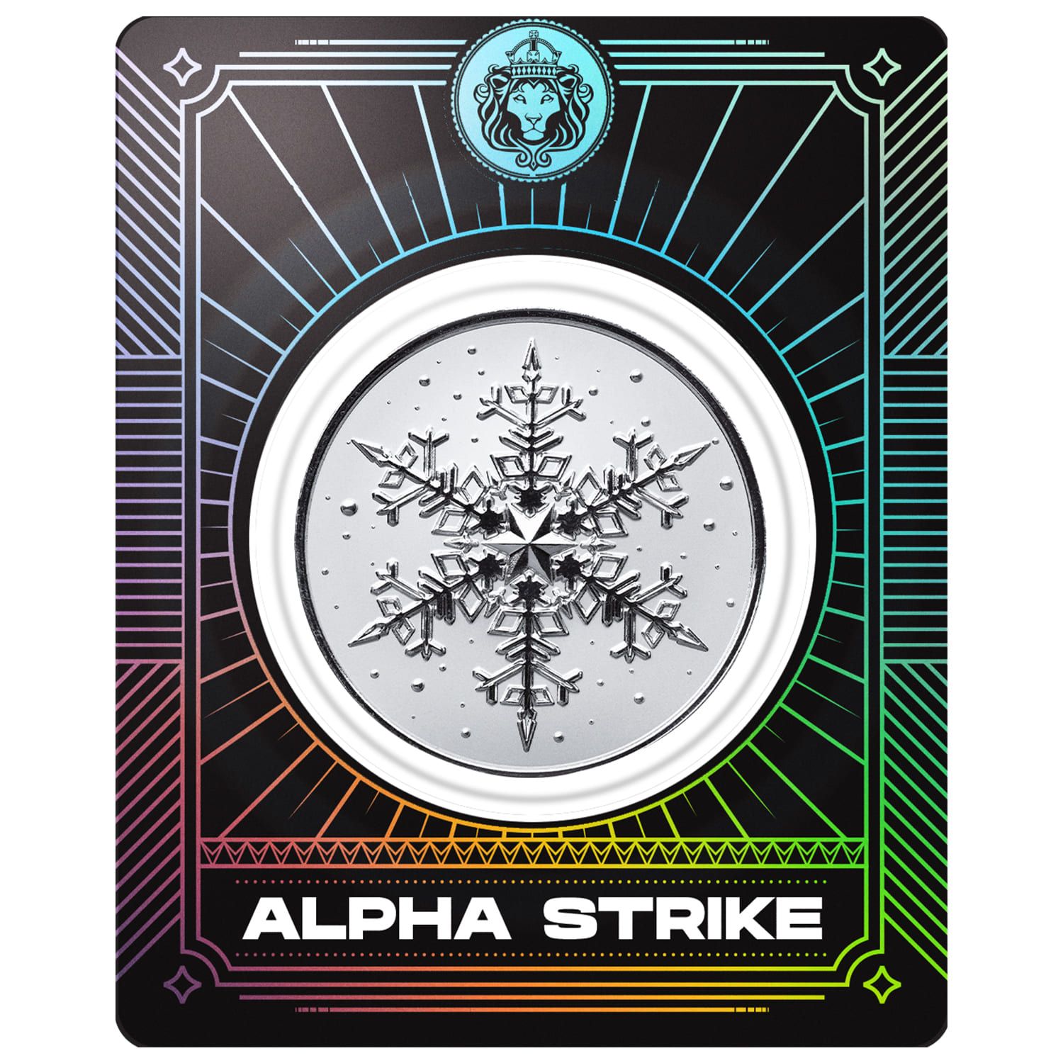 Scottsdale Snowflake 1 Troy oz 9999 Silver Bullion Round