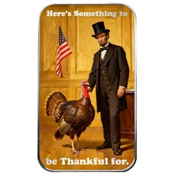 2025 Scottsdale Mint Thanksgiving Generic Back 1 Troy Ounce 999 Fine Silver Bar 02