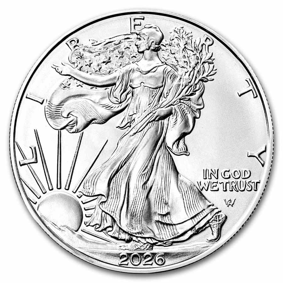 2026 American Silver Eagle 1 oz Silver 1 Dollar United States Coin ASE