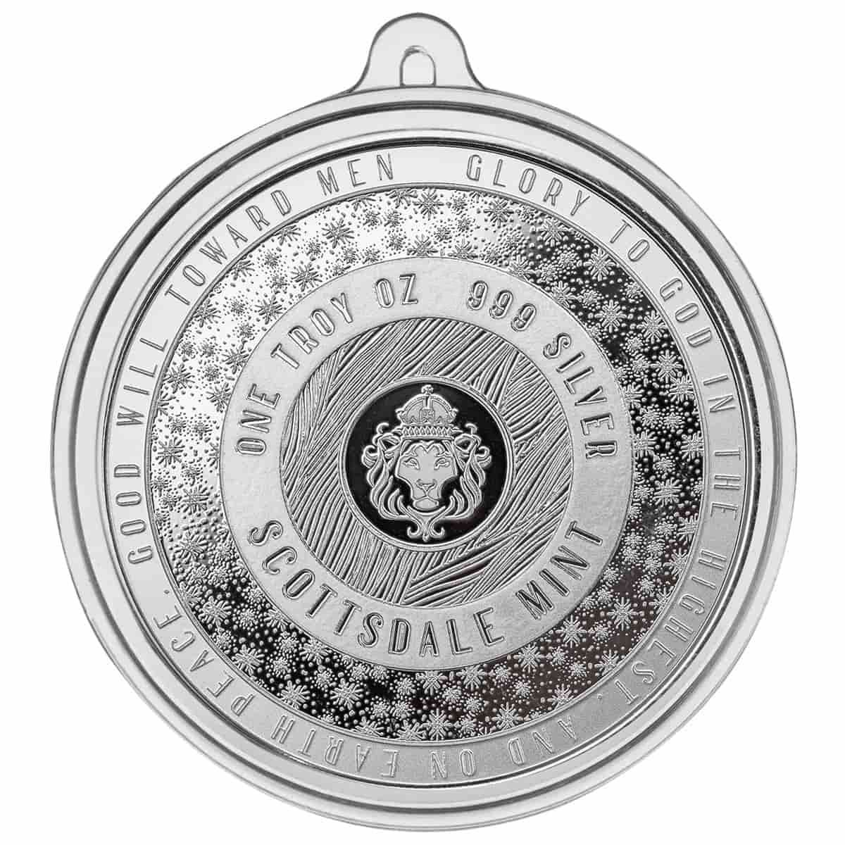 10th Anniversary 1 oz Silver Color Round