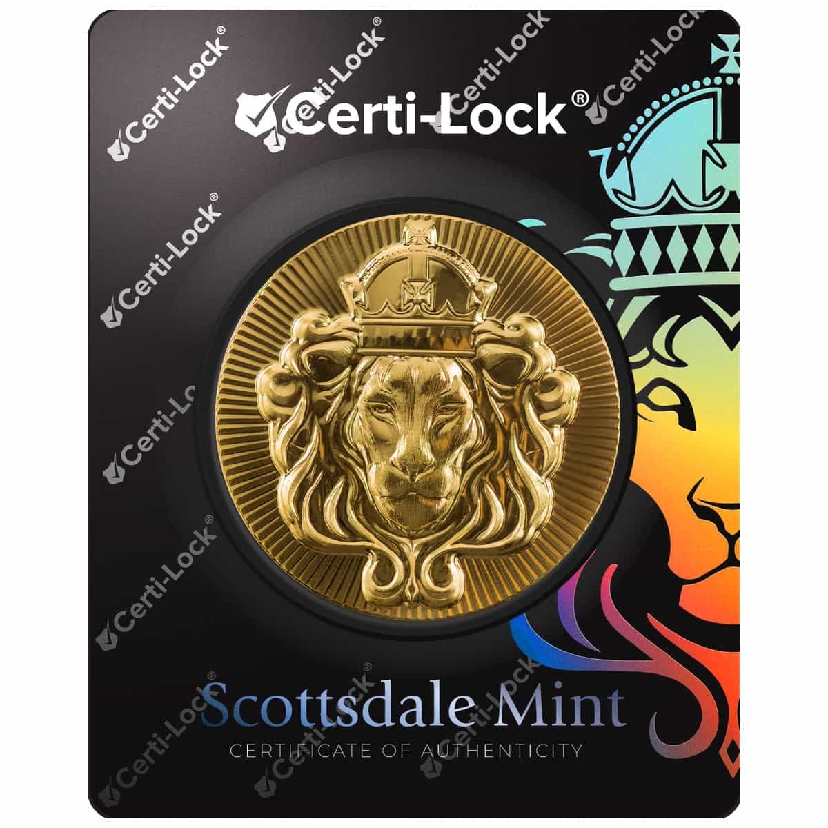 Scottsdale Stacker® 1 oz Gold Round