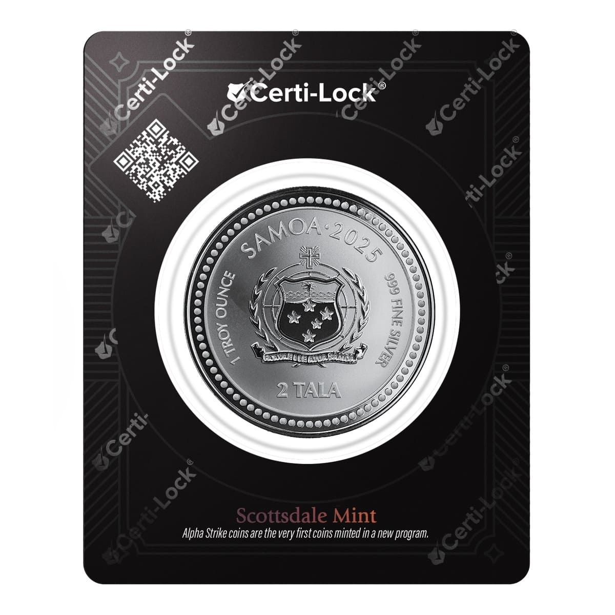 Buy 2025 Samoa Zebra Seahorse 1 oz Silver Coin