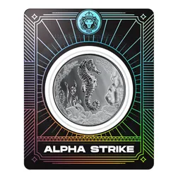 2025 Scottsdale Mint Samoa Seahorse 1 Troy Ounce 999 Fine Silver Proof Like Coin 04