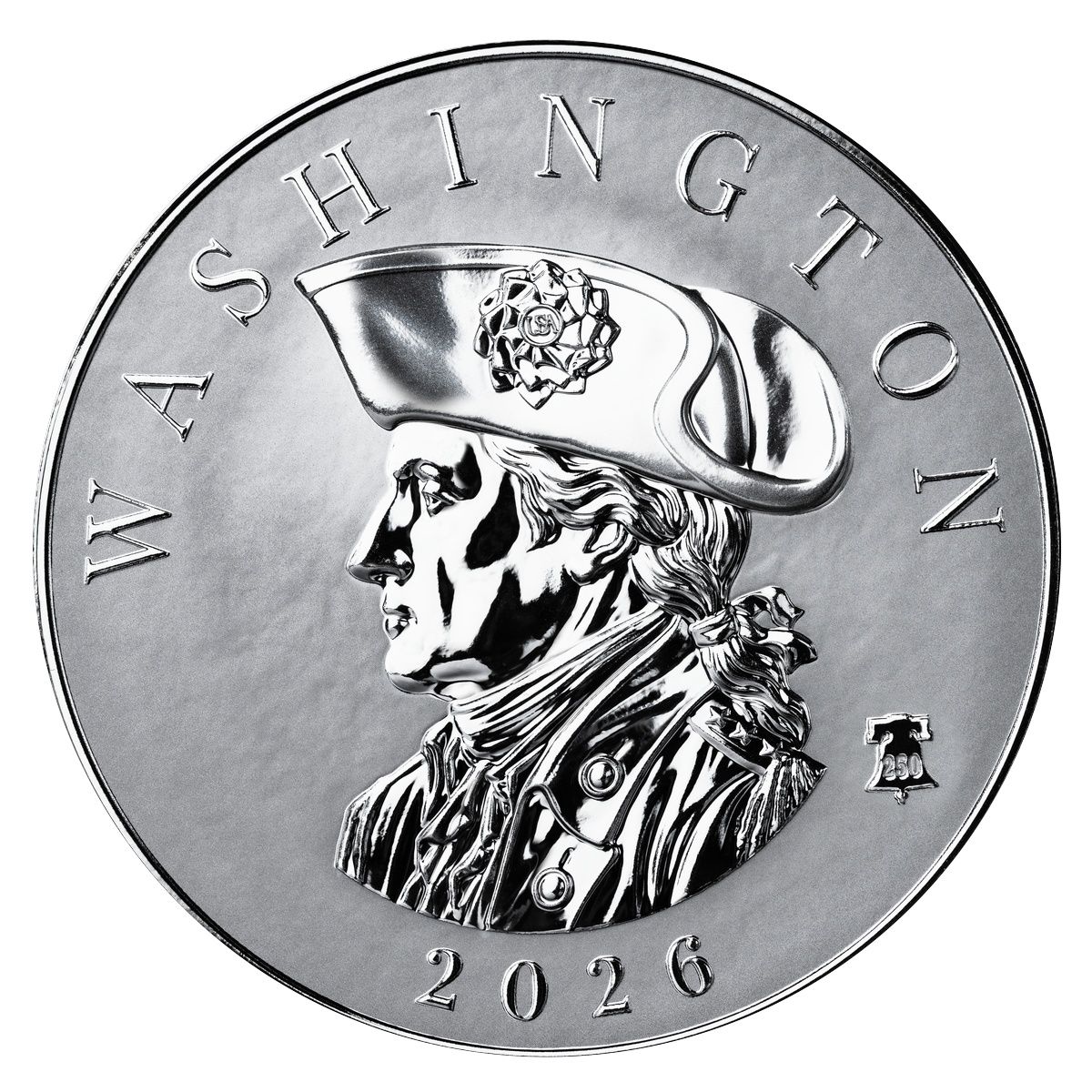 2026.3.31財守金蟾之日進斗金　新潟産上質碧玉 2026 Samoa Commander Series Washington 5 oz Silver Proof Like Coin