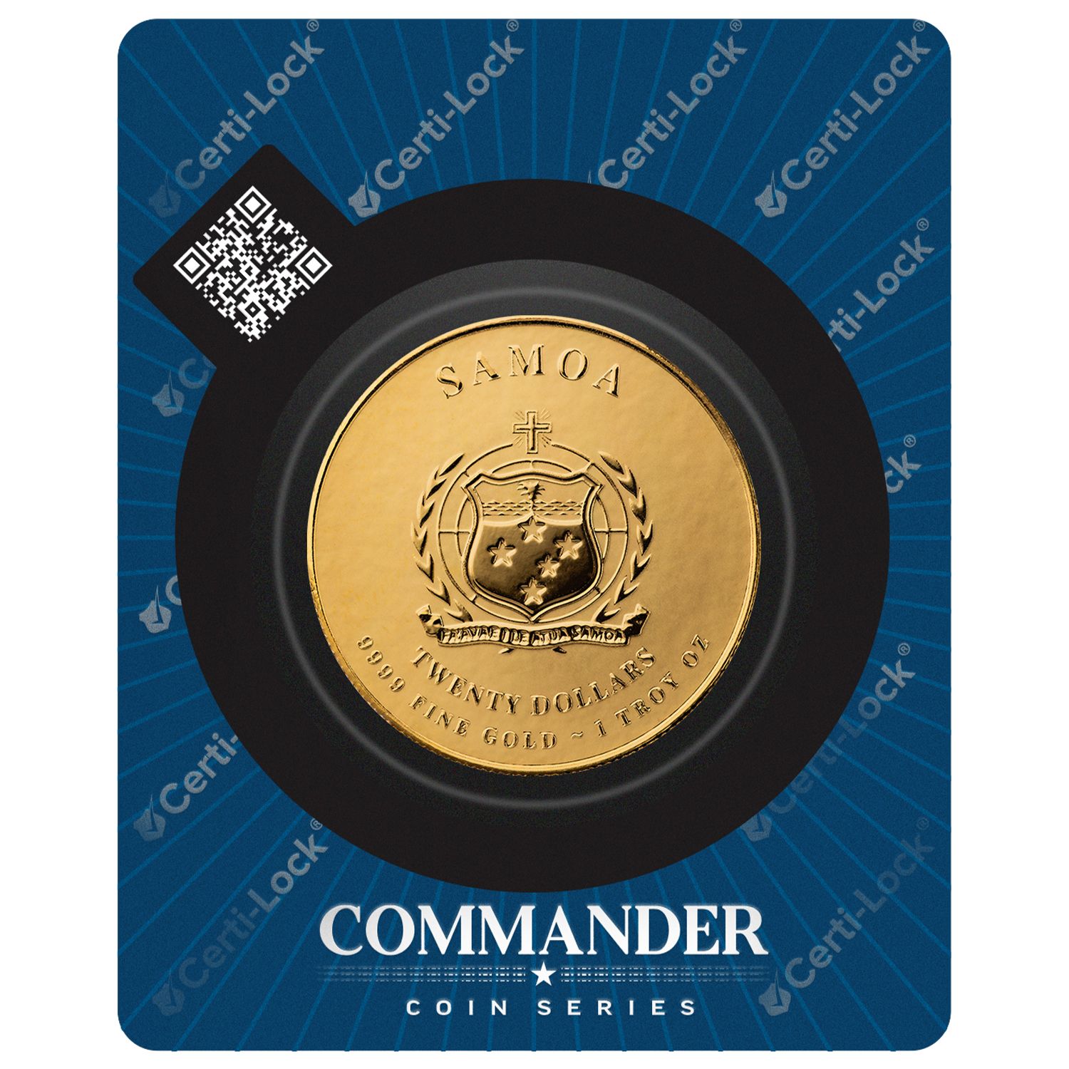 2026 Samoa Commander Series Washington 1 oz Gold Proof Like Coin