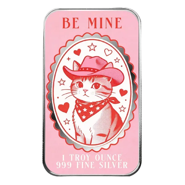 2025 Scottsdale Mint Western Dog And Cat Back 1 Troy Ounce 999 Fine Silver Color Web