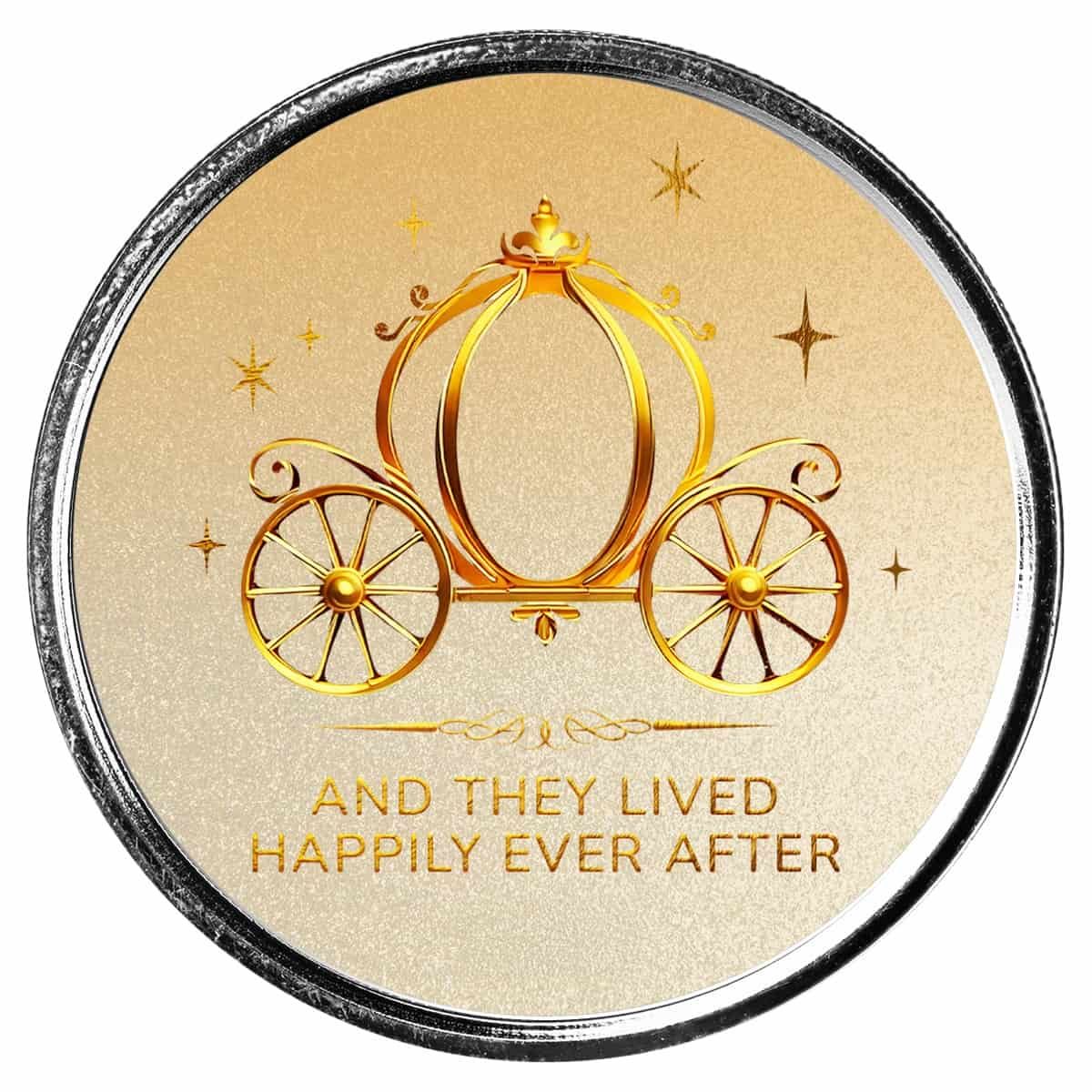 And They Lived Happily Ever After 1 oz Silver Colorized Round