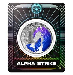 2025 Fiji Unicorn “celestra” 1 Oz Silver Colorized Coin Alpha Strike 1