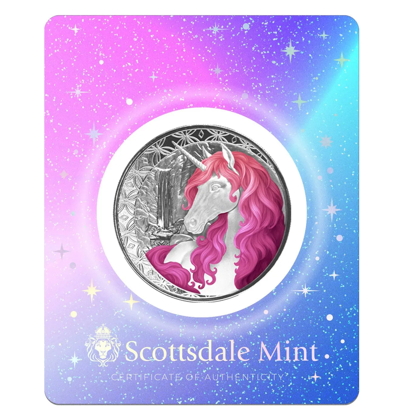 2025 Fiji | Unicorn “Roselle” 1 oz Silver Colorized Coin