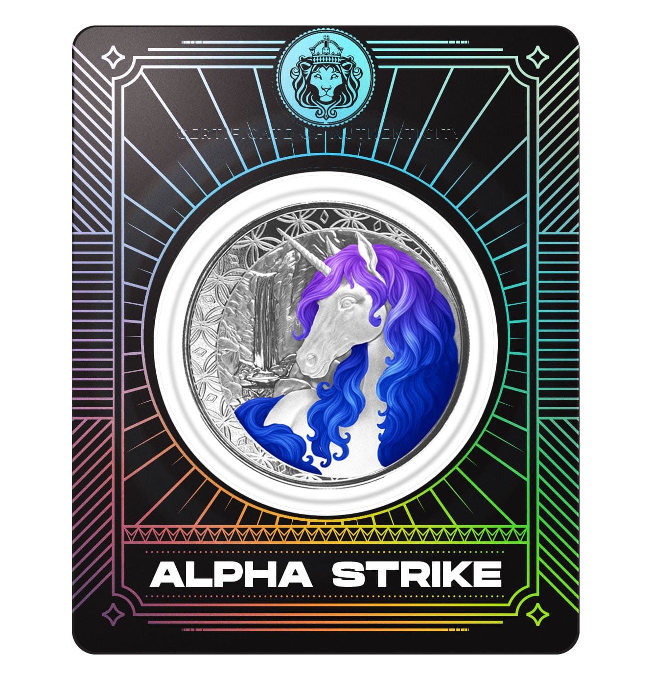 Fiji | Unicorn “Celestra” 1 oz Silver Colorized Coin Alpha Strike