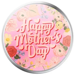 2025 Scottsdale Mint Mothers Day 1 Troy Ounce 999 Fine Silver Round Mothers Day