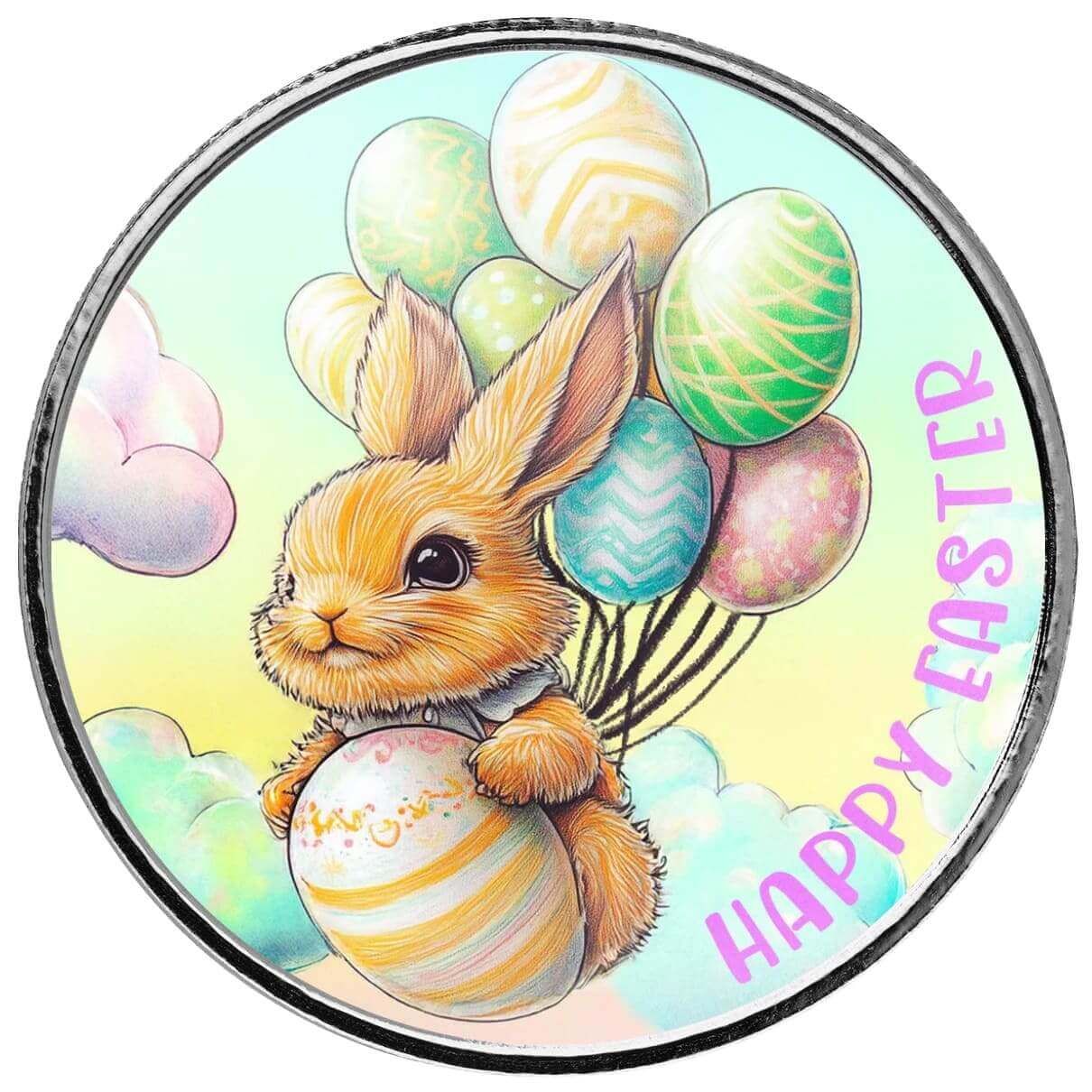 Easter | Egglift Express 1 oz 999 Fine Silver Color Round