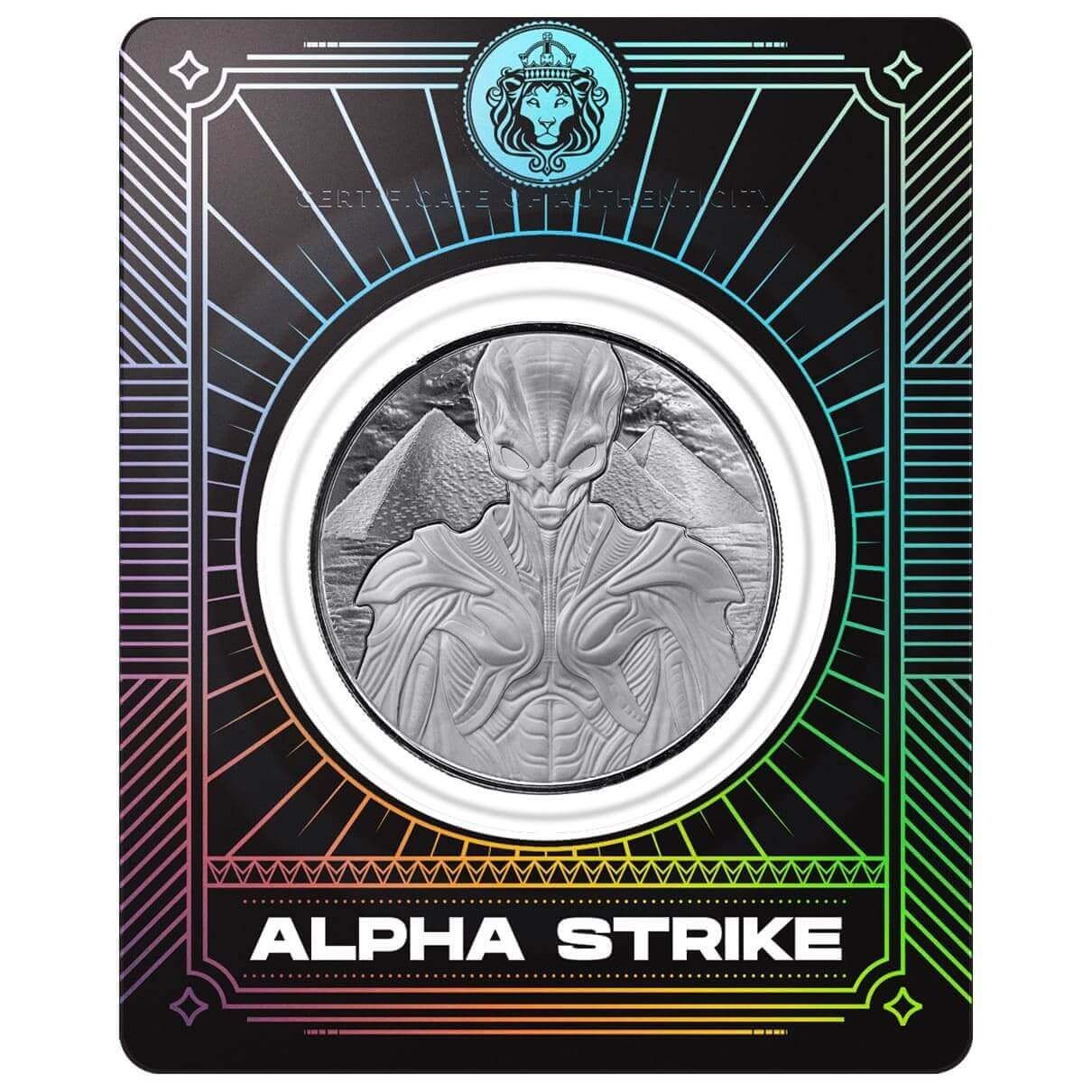 2025 Samoa Alien Architects 1 oz Silver Coin Alpha Strike
