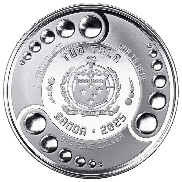 2025 Samoa Alien Architects 1 Oz Silver Coin Reverse