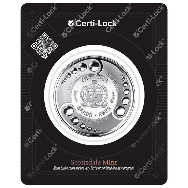 2025 Samoa Alien Architects 1 Oz Silver Colorized Coin Alpha Strike Back