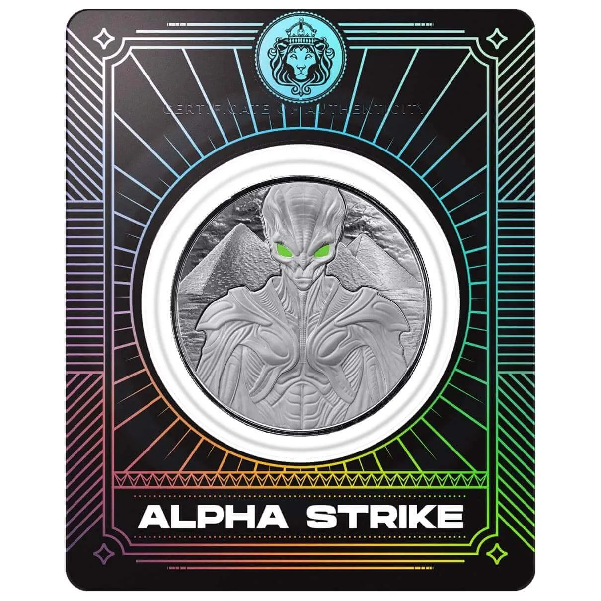 2025 Samoa Alien Architects 1 oz Silver Colorized Coin Alpha Strike™
