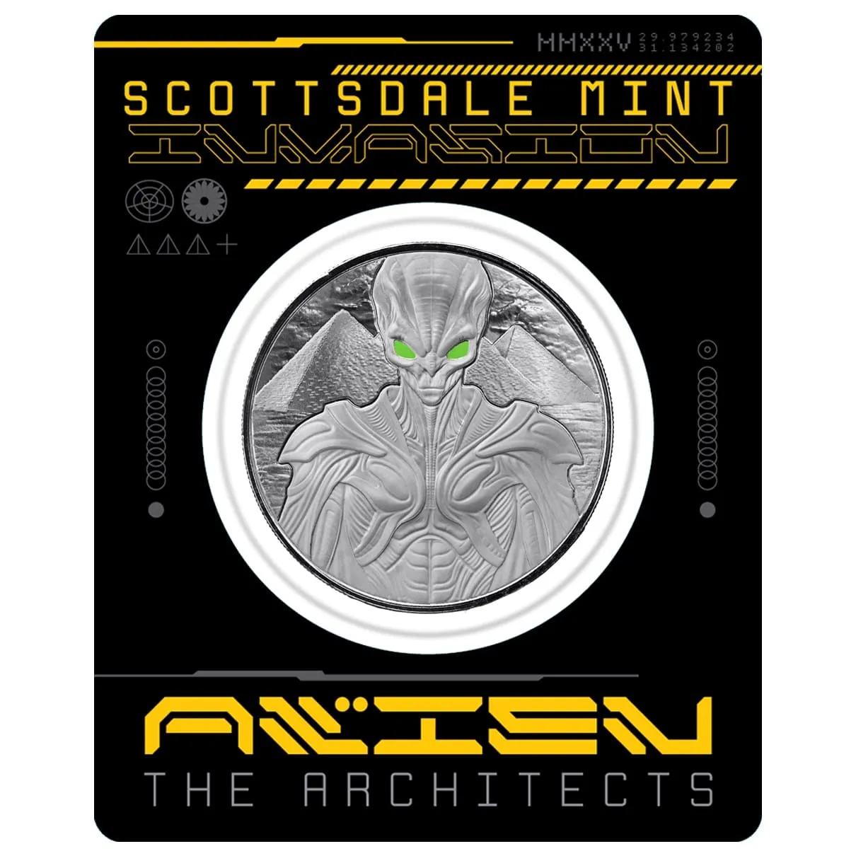 2025 Samoa Alien Architects 1 oz Silver Colorized Coin