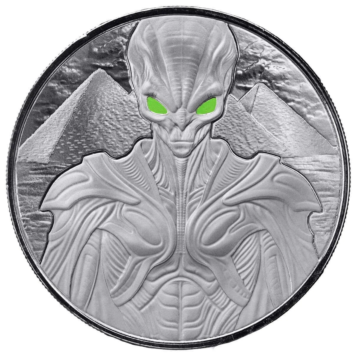 2025 Samoa Alien Architects 1 oz Silver Colorized Coin