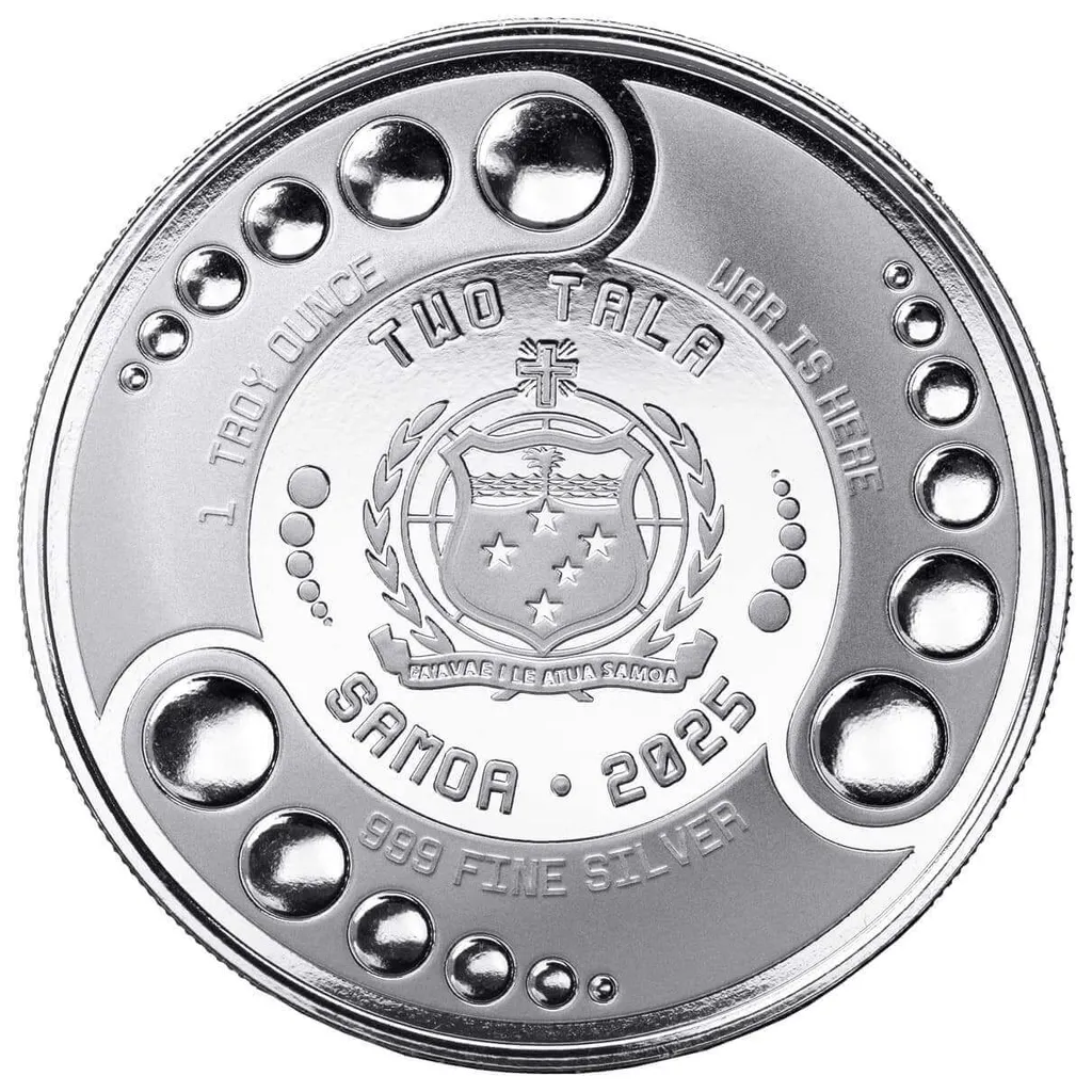 2025 Samoa Alien Architects 1 oz Silver Colorized Coin