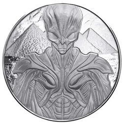 2025 Samoa Alien Architects 5 Oz Silver Coin Obverse