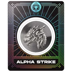 Dragon Stacker 1 Oz Silver Round Alpha Strike Front